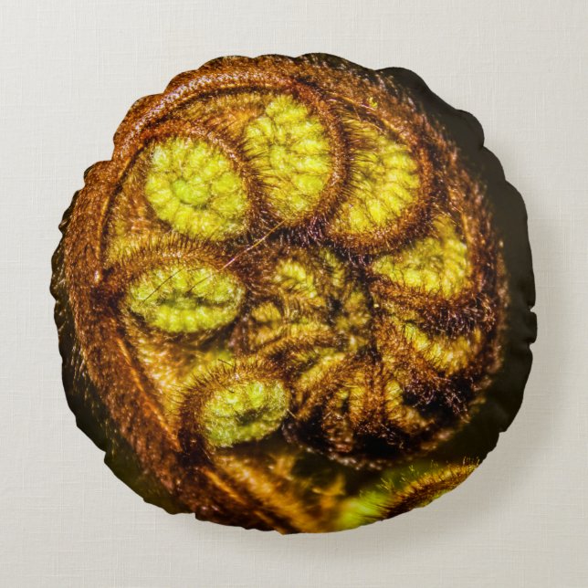 Almofada Redonda Young Fern Folaves (Frente)