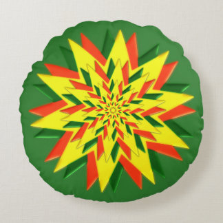 Almofada Redonda Yuletide Star Pillow