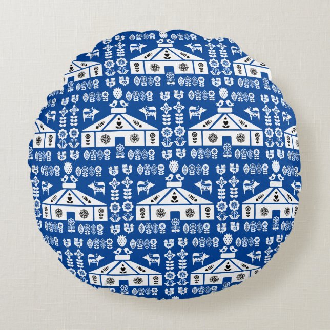 Almofada Redonda Yurt Living In Nature (Frente)