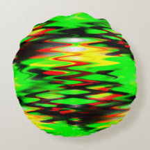 Zag verde e vermelha geradora de abstratos