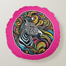 Almofada Redonda Zebra 1