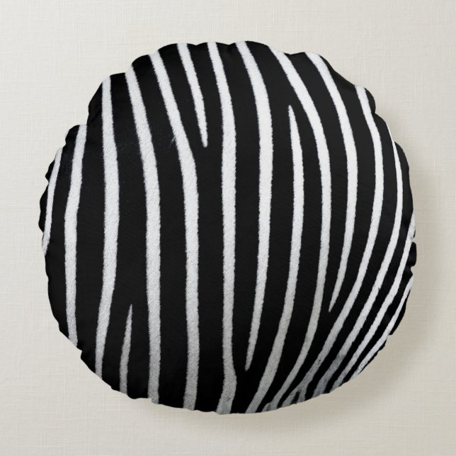 Almofada Redonda Zebra Skin (Frente)