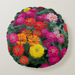 Almofada Redonda Zinnia Paradise