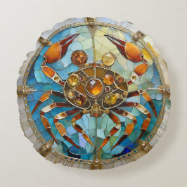 Almofada Redonda Zodiac - Cancer O Caranguejo