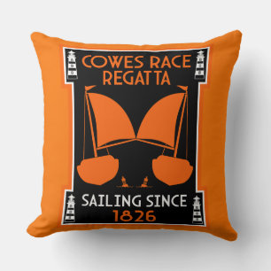 Almofada Regata de Iate da Ilha de Wight Cowes