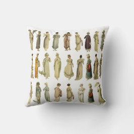 Almofada Regency Fashion Inspirou Travesseiro de 16"
