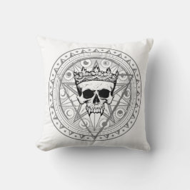 Almofada Rei do Morto: Escuro Vampiro Real Sigil White