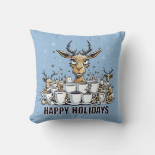 Almofada Reindeer Coffee