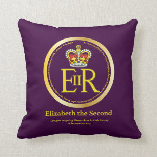 Almofada Reino da rainha Elizabeth II