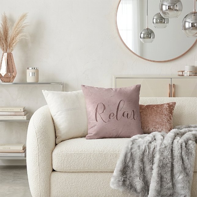 Almofada Relax Script Rose (Criador carregado)