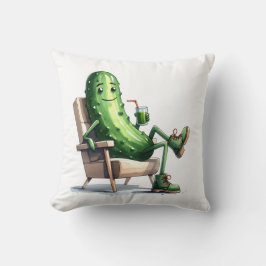 Almofada Relaxamento de picles em uma cadeira