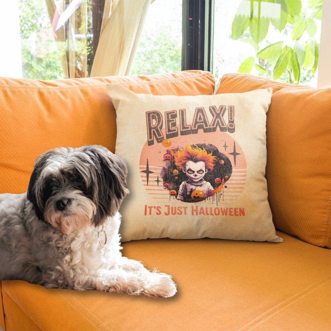 Almofada Relaxe! É só o Halloween (Criador carregado)