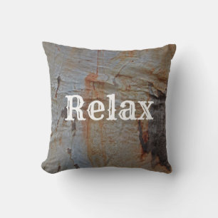 Almofada Relaxe Latido de Woodgrain Foto Brown Rustic