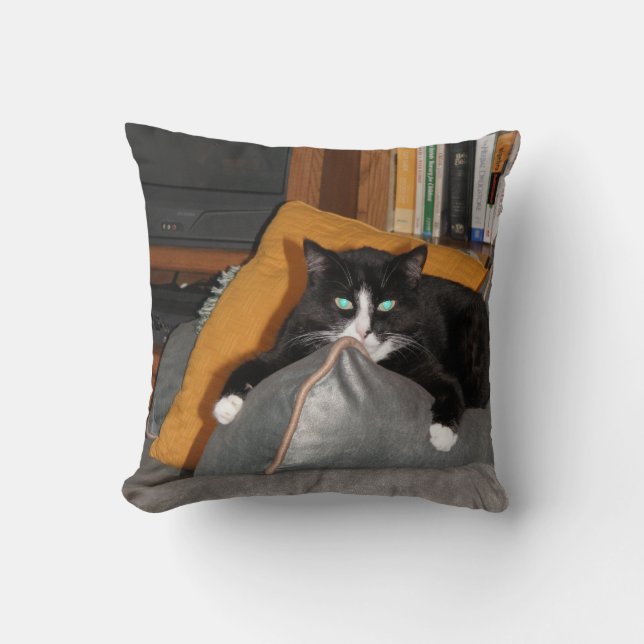 Almofada Relaxe um gato (Frente)