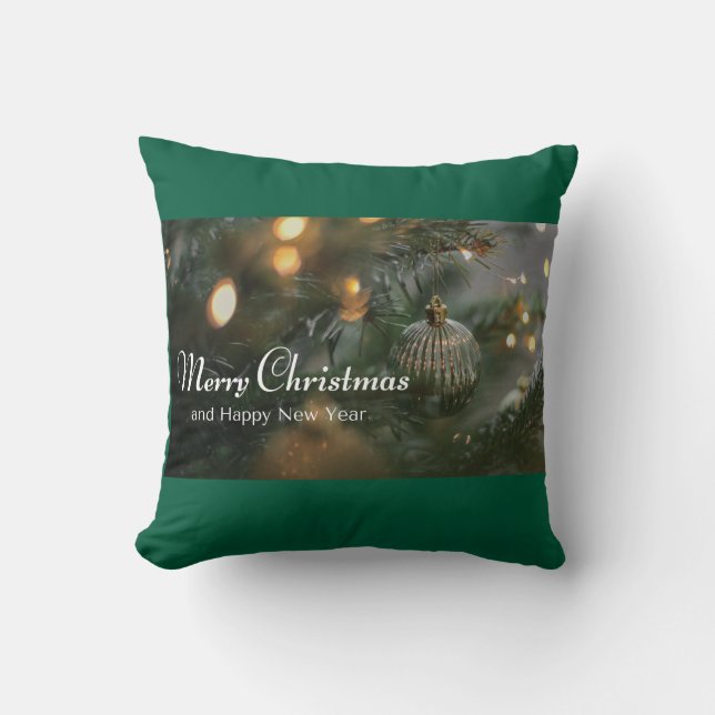 Almofada Relógios de design de Natal  (Frente)