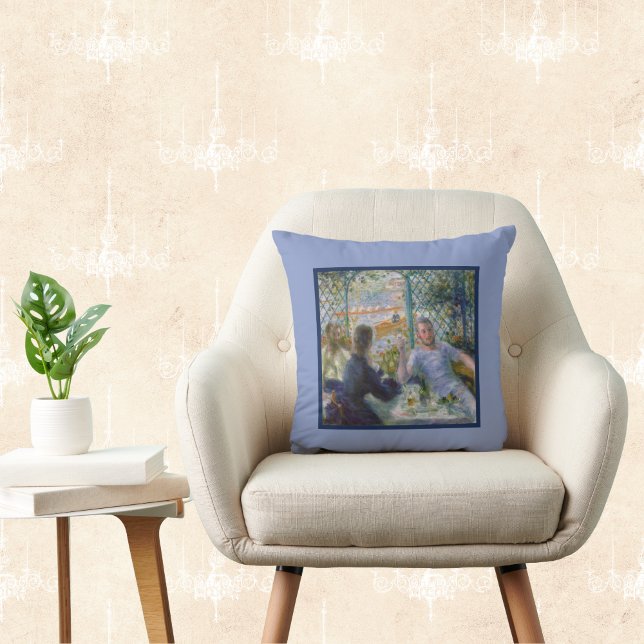 Almofada Renoir Vintage Art - Almoço no Restaurante Fournai (Criador carregado)