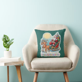 Almofada Rentierschlitten mit Rudi -