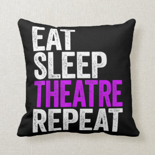 Almofada Repetir o teatro de repouso