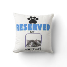 "Reservado para [Nome do Pet]" com impressão de pa