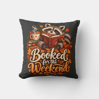 Almofada Reservado para o Fim de Semana Raccoon Throw
