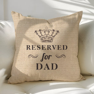 Almofada Reservado Para O Papai Piada Personalizado Monogra