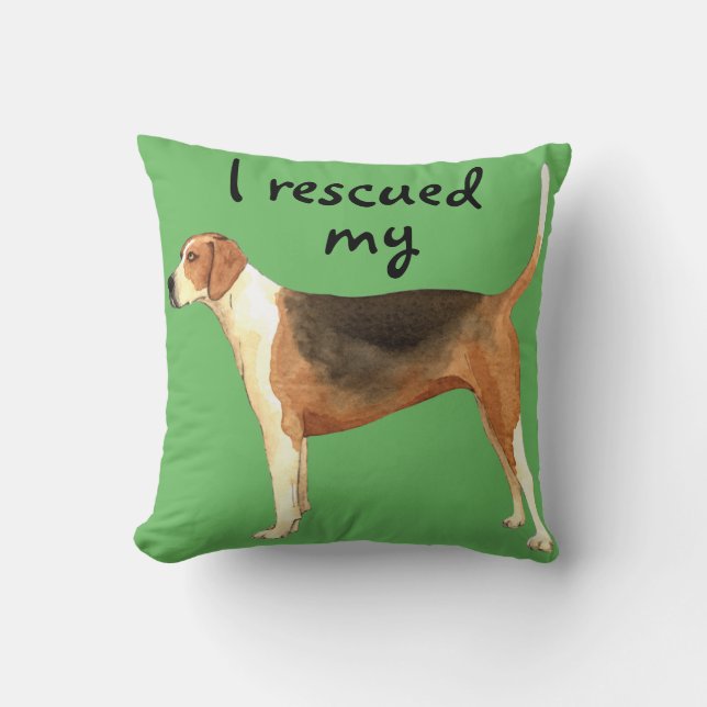 Almofada Resgate American Foxhound (Frente)