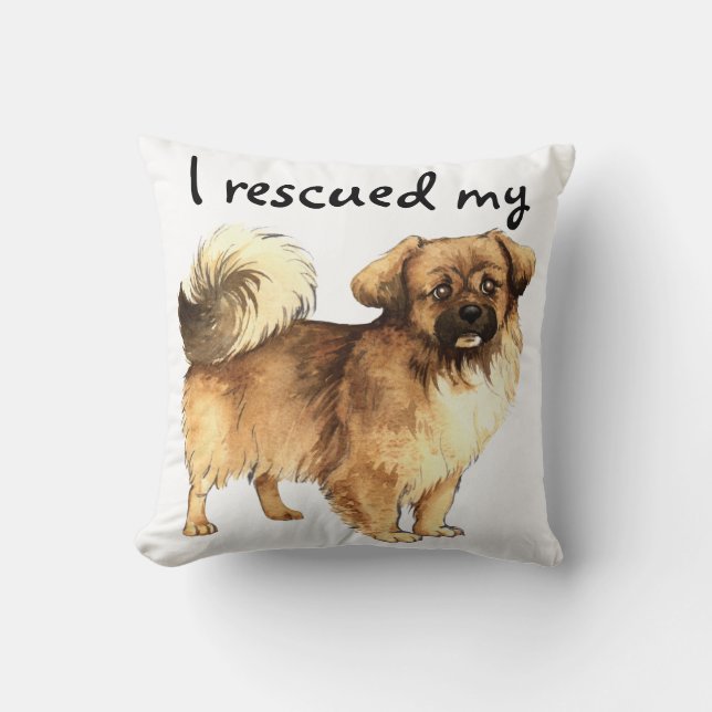 Almofada Resgate Tibetano Spaniel (Frente)