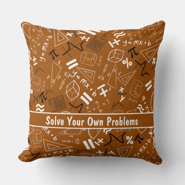 Almofada resolva seus próprios problemas matemática russa m (Frente)