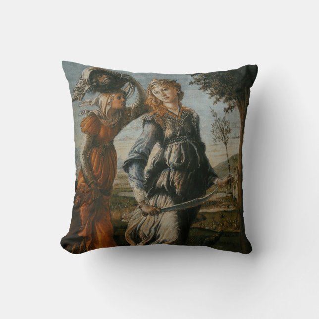 Almofada Retorno de Judith a Bethulia por Botticelli (Frente)