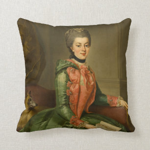 Almofada Retrato da princesa Frederika Sophia Wilhelmina