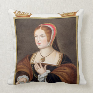 Almofada Retrato de 1489-1541) rainhas de Margaret Tudor
