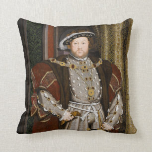 Almofada Retrato de Henry VIII por Hans Holbein o mais novo