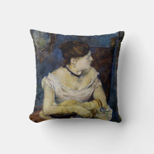 Almofada Retrato de Mette Gaugin, esposa dos artistas