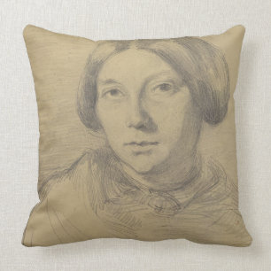 Almofada Retrato de uma mulher, possivelmente George Sand