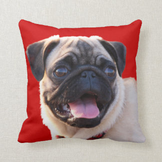 Almofada Retrato do cão do Pug