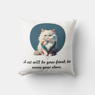 Almofada Retrato do Travesseiro decorativo de gato persa