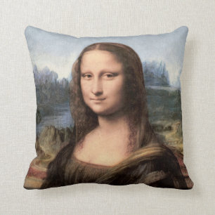 Almofada Retrato/pintura de Mona Lisa