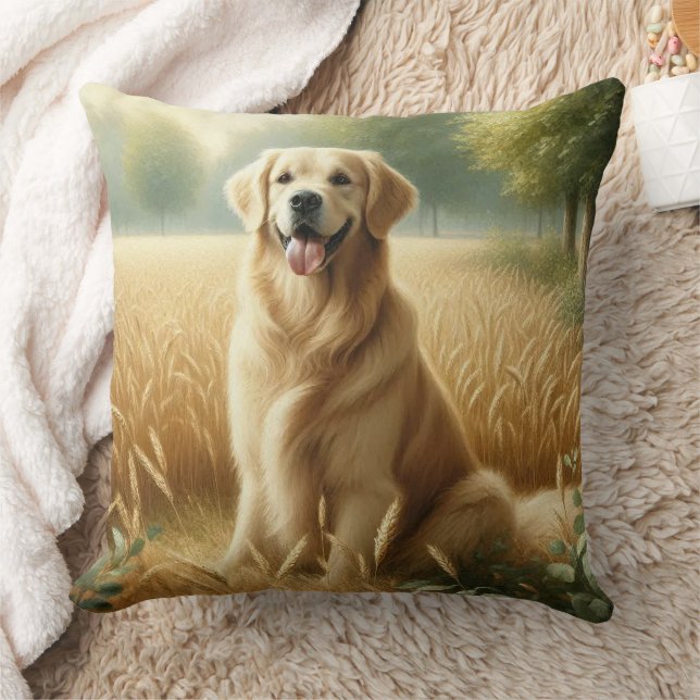 Almofada Retriever Dourado (Cobertor)