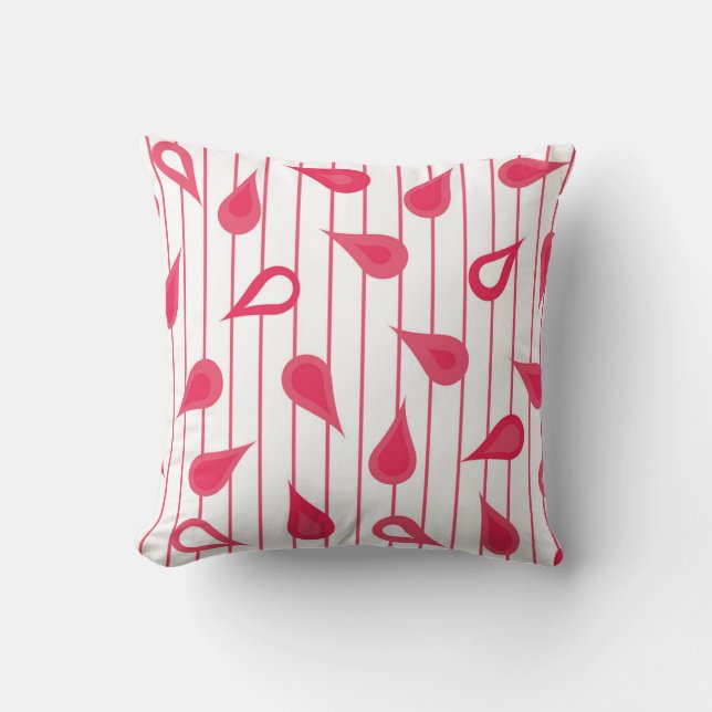 Almofada Retro Drops Pattern Throw Pillow (Frente)