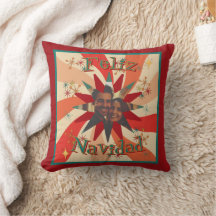 Retro Feliz Navidad Foto e Mensagem de Natal