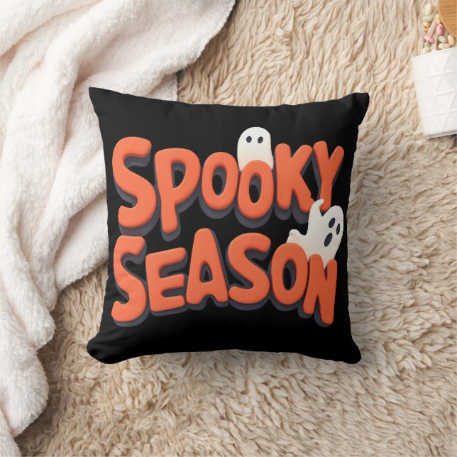 Almofada Retro Groovy Spooky Season  (Cobertor)