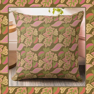 Almofada Retro leaves in bohem patterndesign