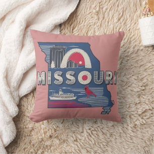 Almofada Retro Missouri Silhouette