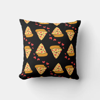 Almofada Retro moderno de pizza engraçada de padrão de pizz