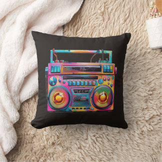Almofada Retro Nostalgia Boombox Música Clássica