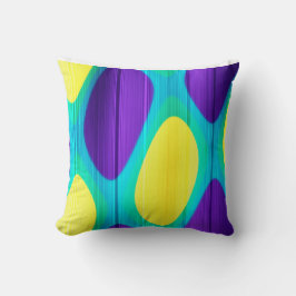 Almofada Retro Persian Carpet Peacock Feather Pattern 