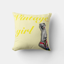 Almofada Retro Pinup Vintage Glamor Girl