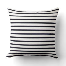 Retro-Style-Striped-Black-White-Pillow-Set's