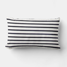 Almofada Retro-Style-Striped-Black-White-Pillow-Set's