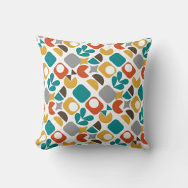 Almofada Retrospectiva Geométrica do Meio século Moderno